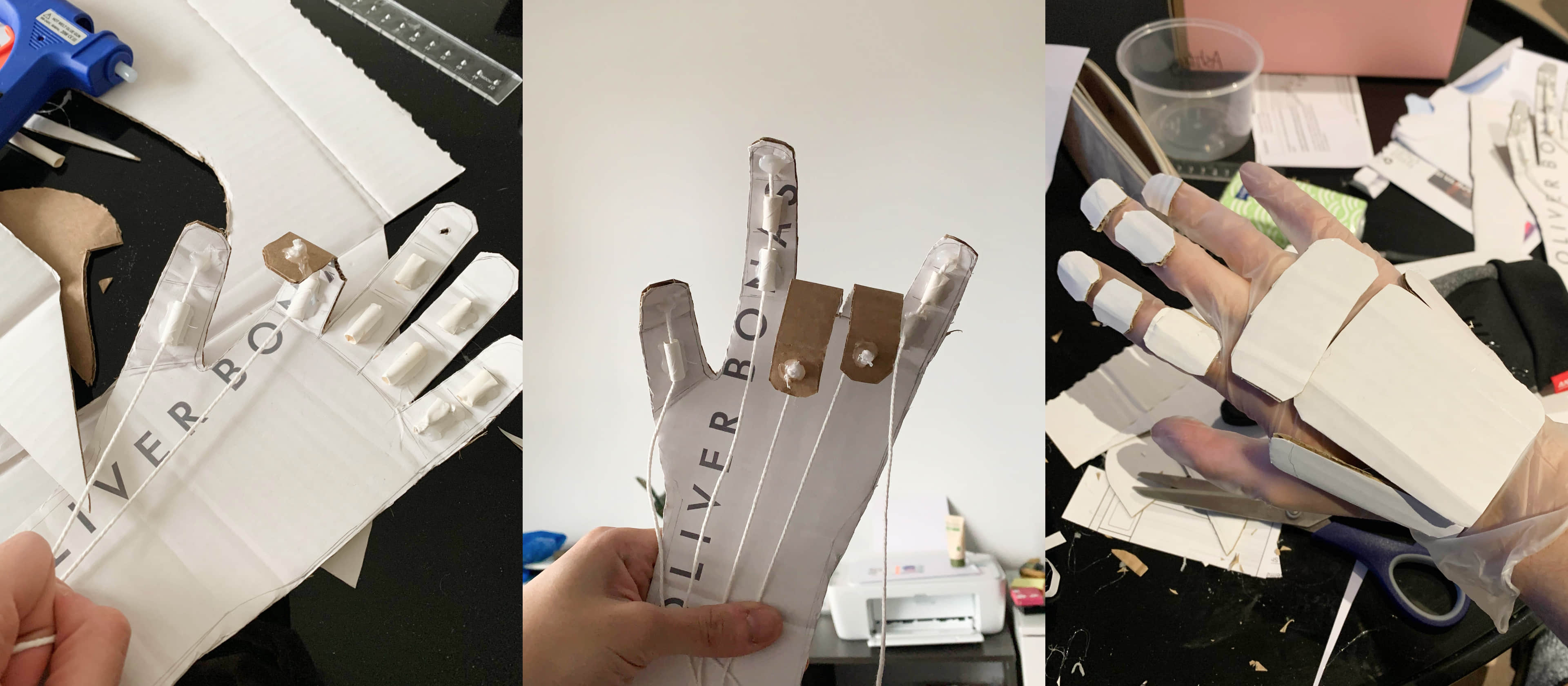 Robot hand prototype by Sylvester.